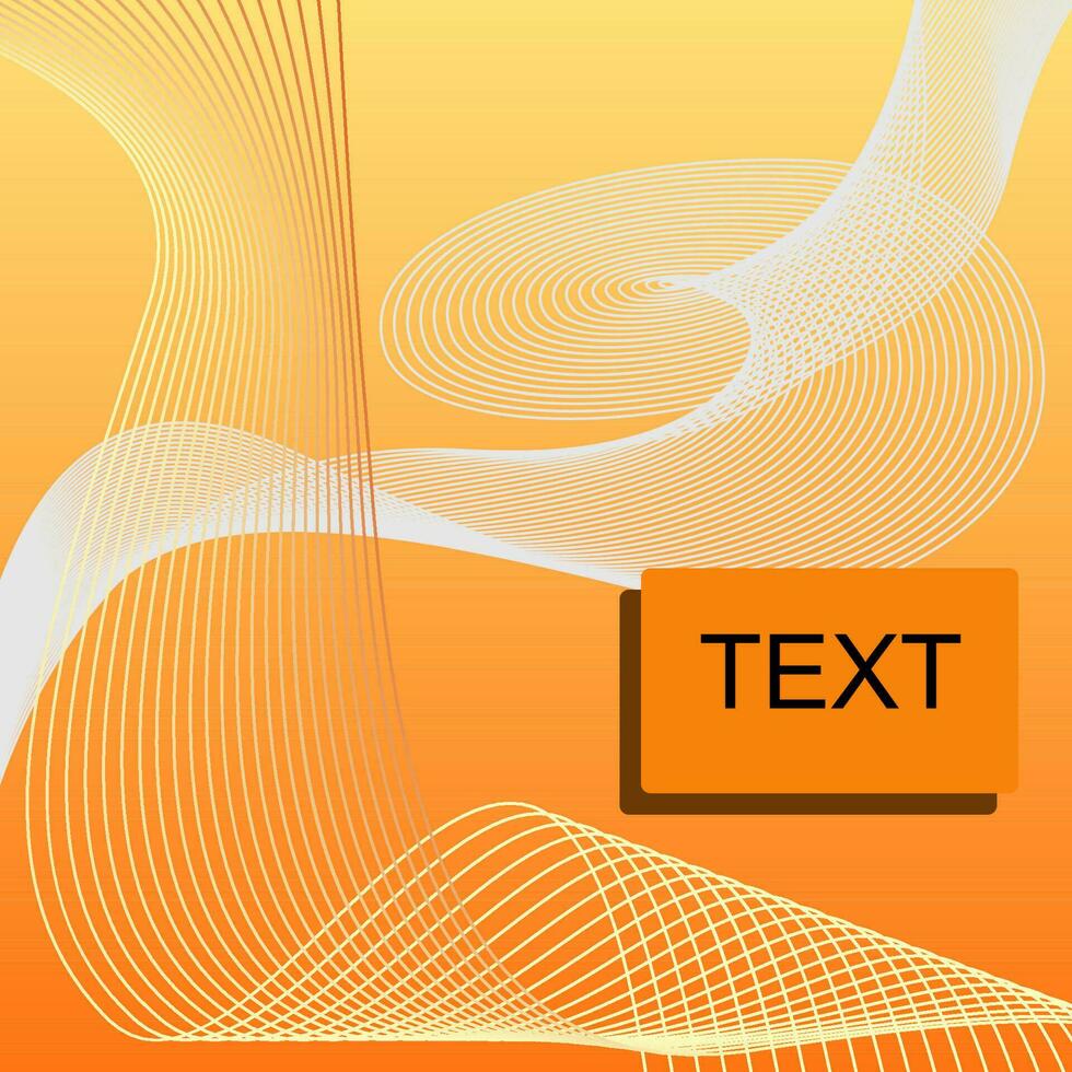 Abstract vector yellow Vector Background with text.