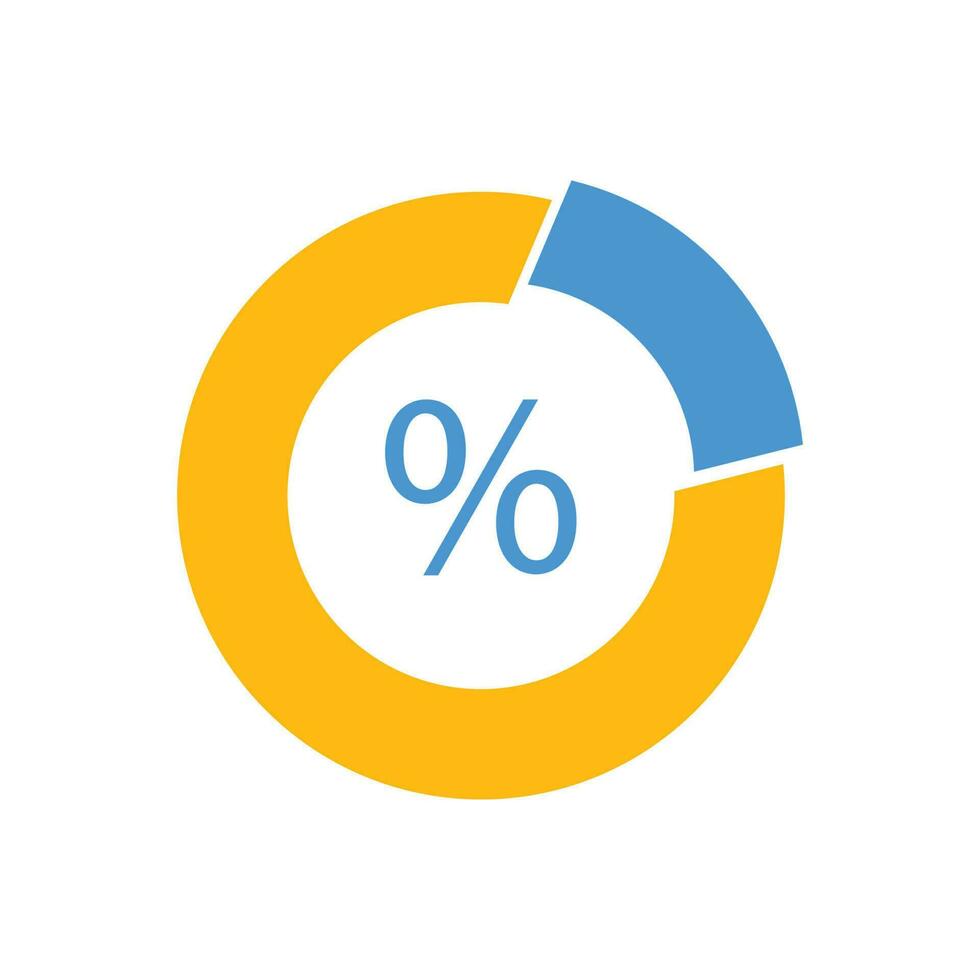 Chart, column graph, infographic element. Finance and economy with yellow vector. vector