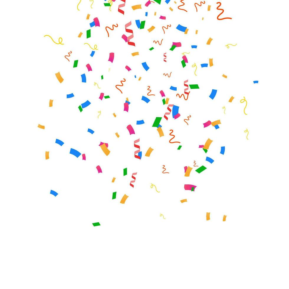 Celebration carnival. Colorful vector confetti background EPS10.