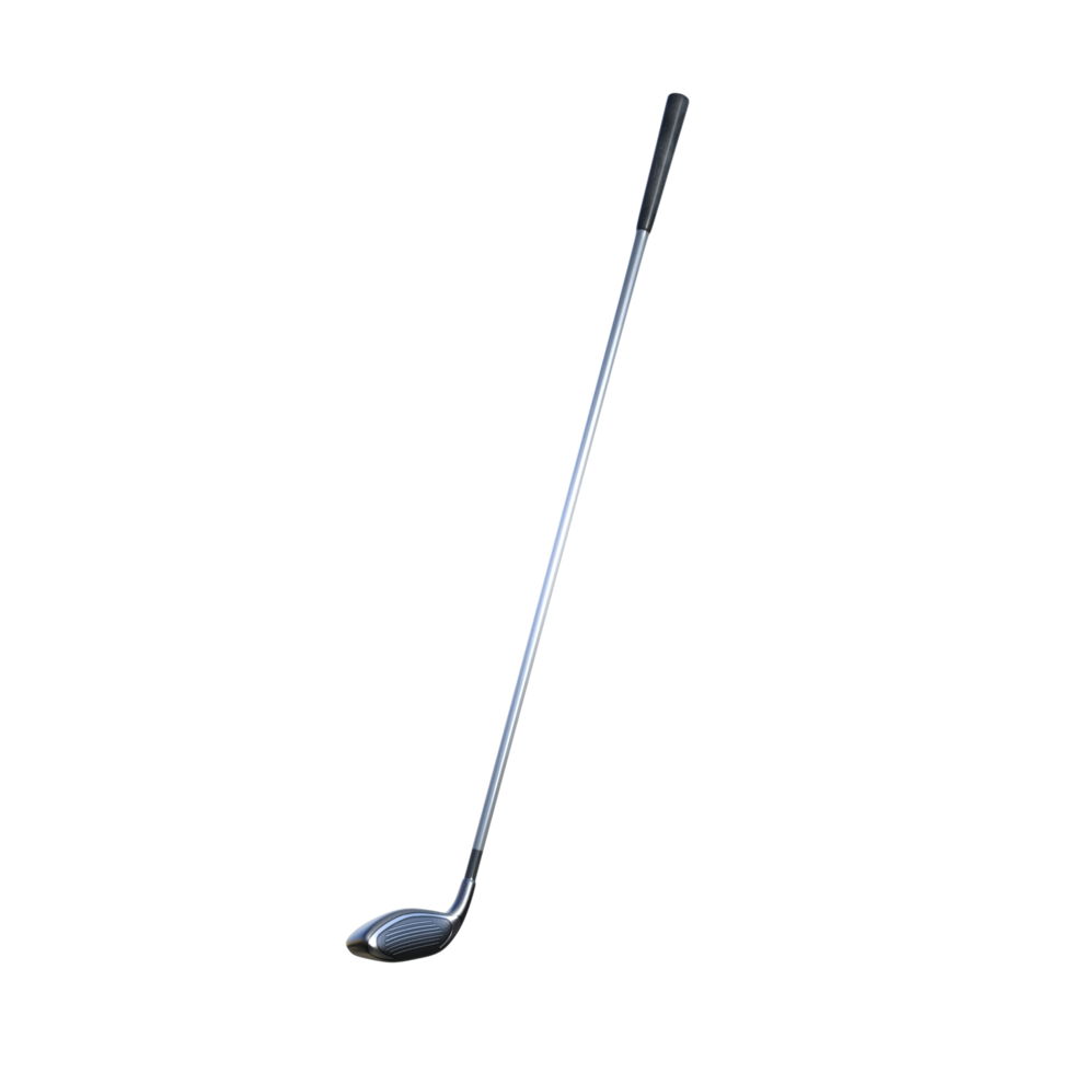 Golf Zubehör Verein isoliert 3d Rendern png