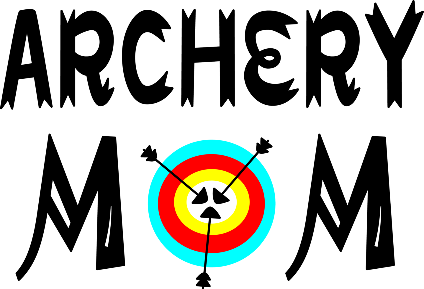 archery mom, archery target , archery tshirt design png