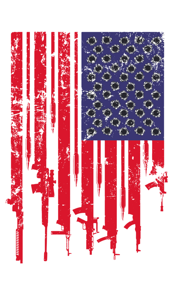Free Rifle gun flag, American Flag, bullet hole, gun 23522745 PNG with