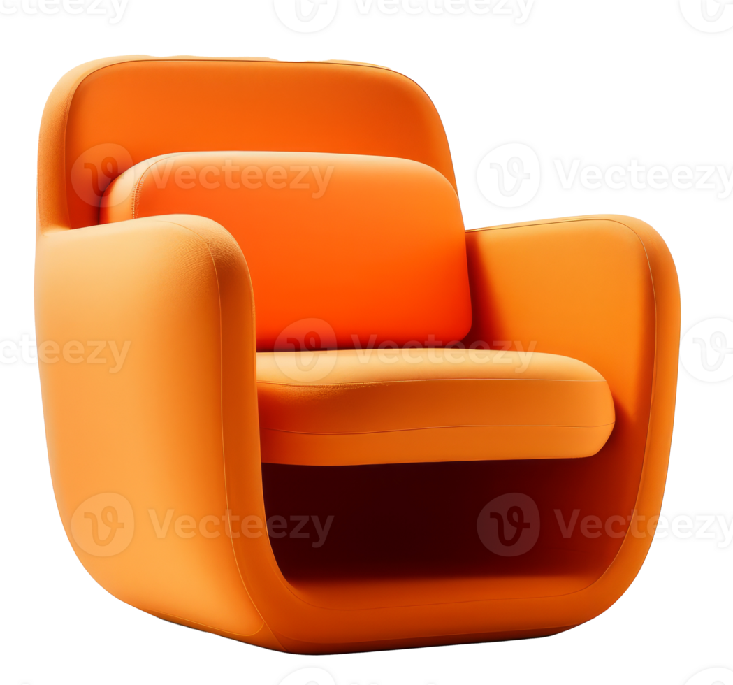 Modern armchair cutout png