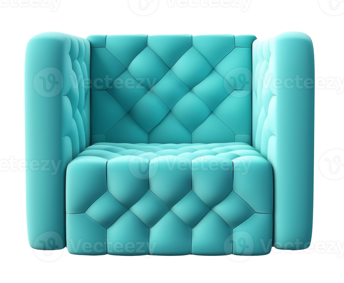 Modern armchair cutout png