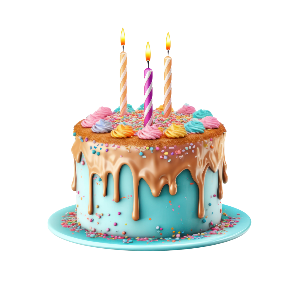 cumpleaños pastel separar png