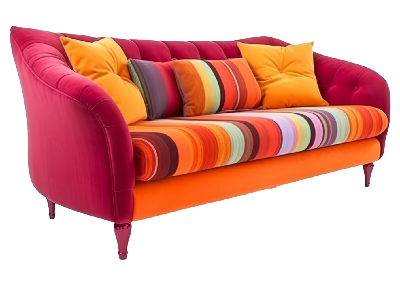 Modern sofa cutout png