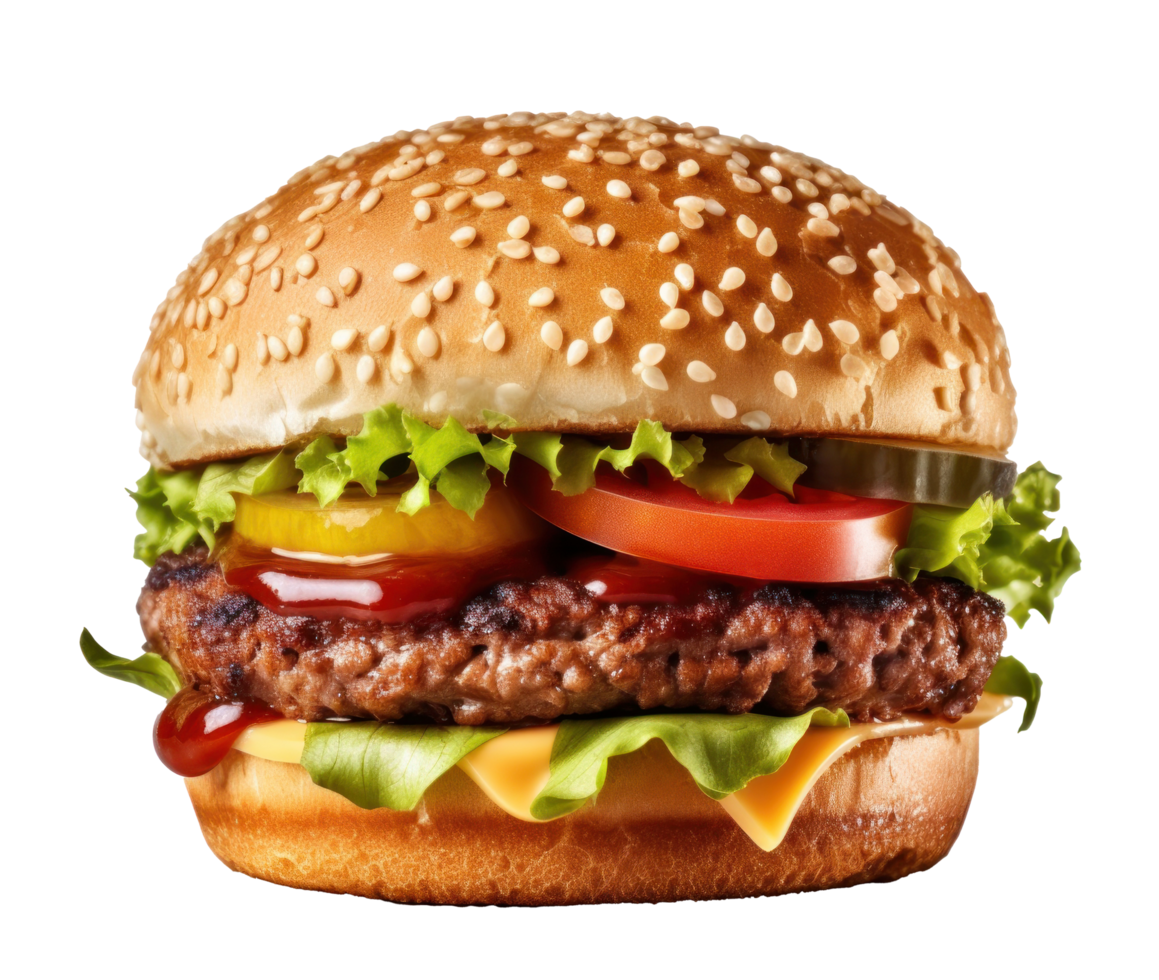 Manzo hamburger ritagliare png