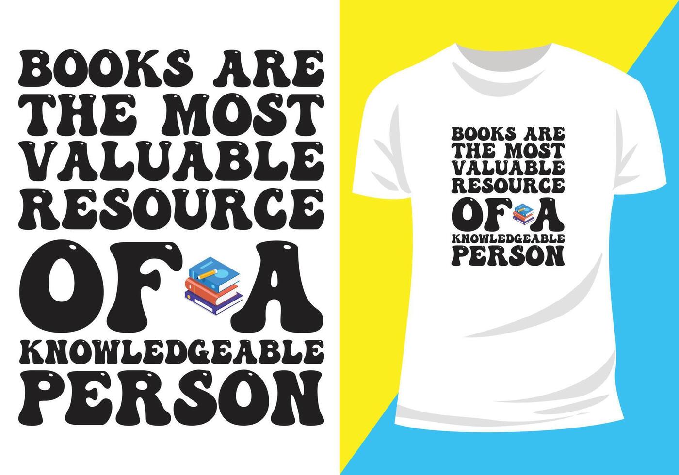 Book tshirt design for female and male. 23523000 Vector Art at Vecteezy
