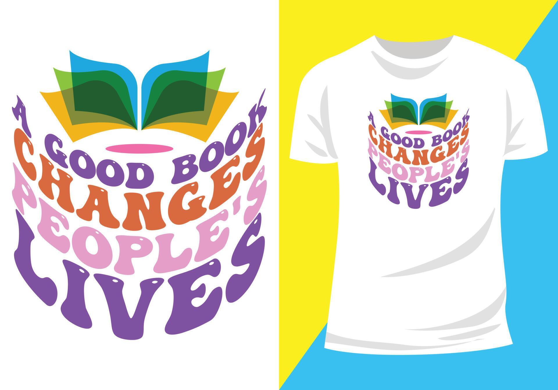 Book tshirt design 23523004 Vector Art at Vecteezy
