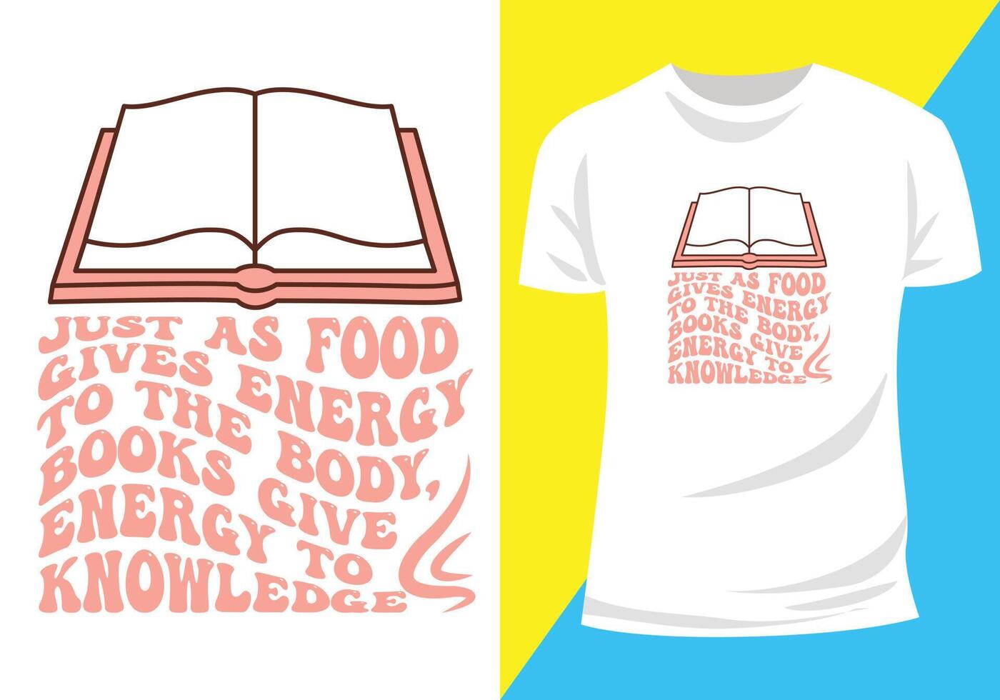 Book tshirt design 23523009 Vector Art at Vecteezy