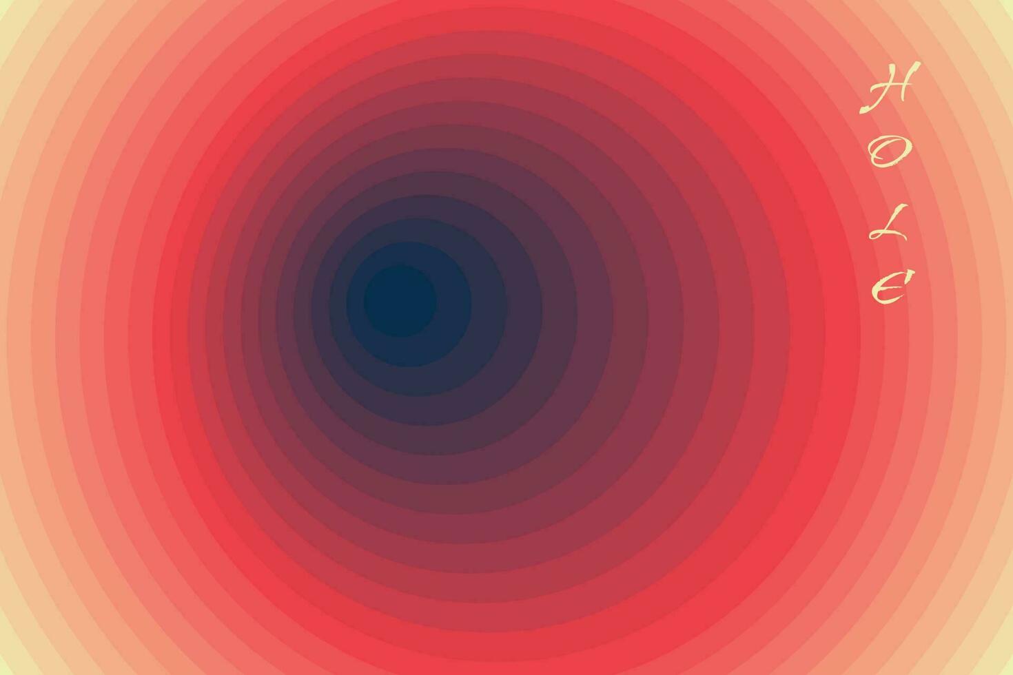 Abstract hole background with gradient vector