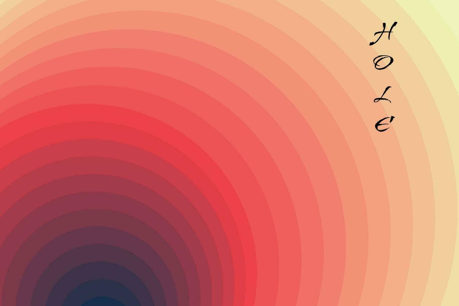 Abstract hole background with gradient vector