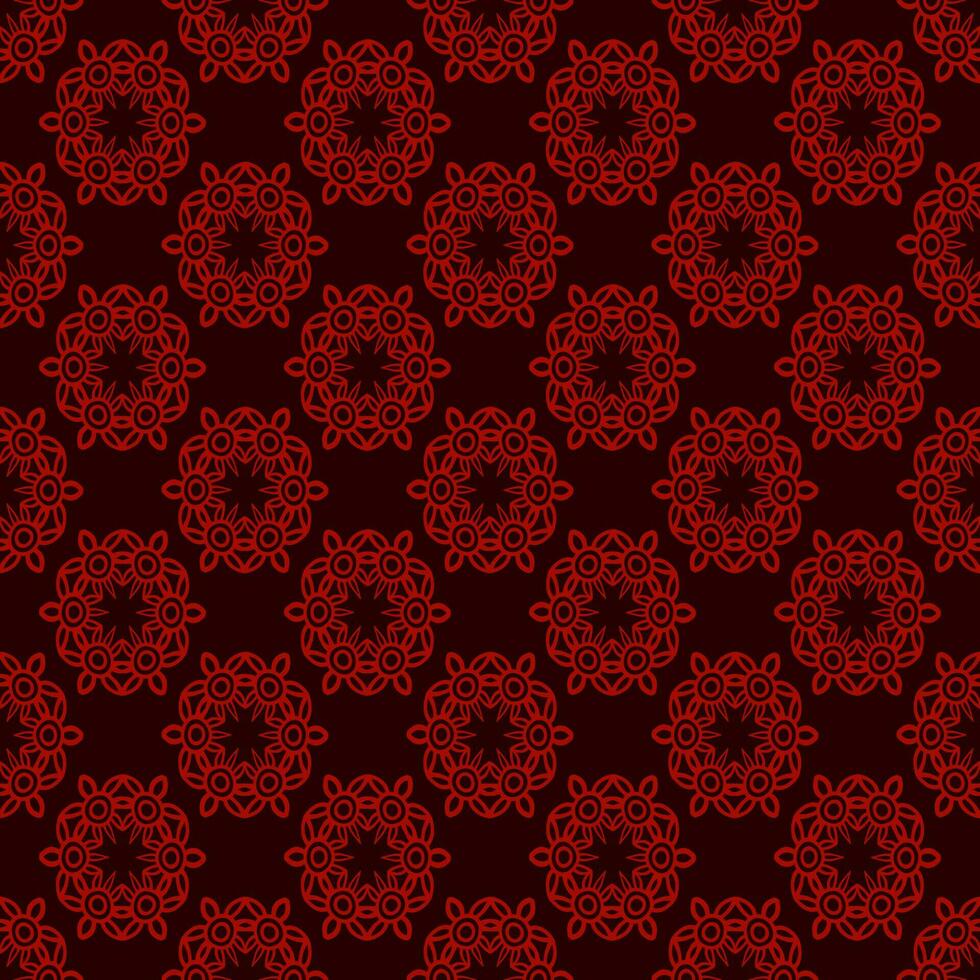 Damask seamless vector pattern classic vintage damask ornament.