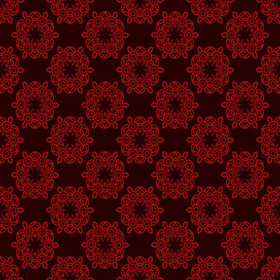 Damask seamless vector pattern classic vintage damask ornament.