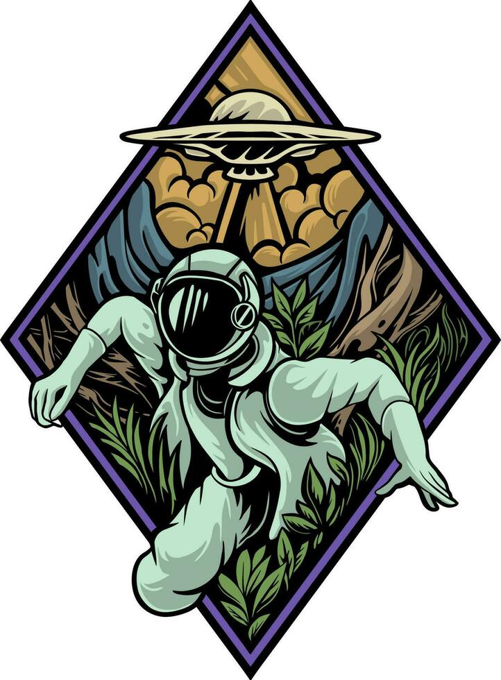 astronaut vector illustration