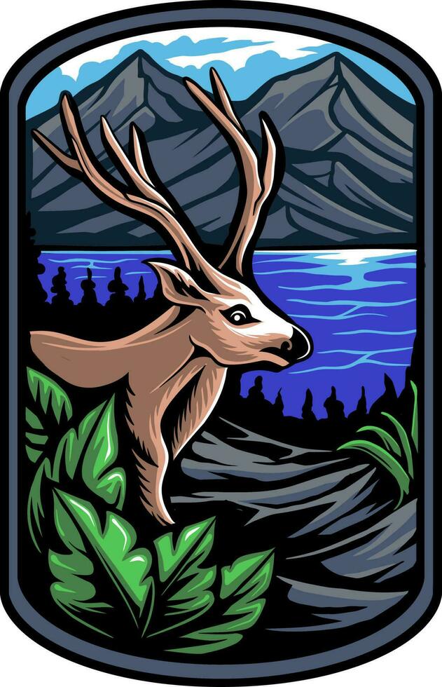 Deer vector illustration