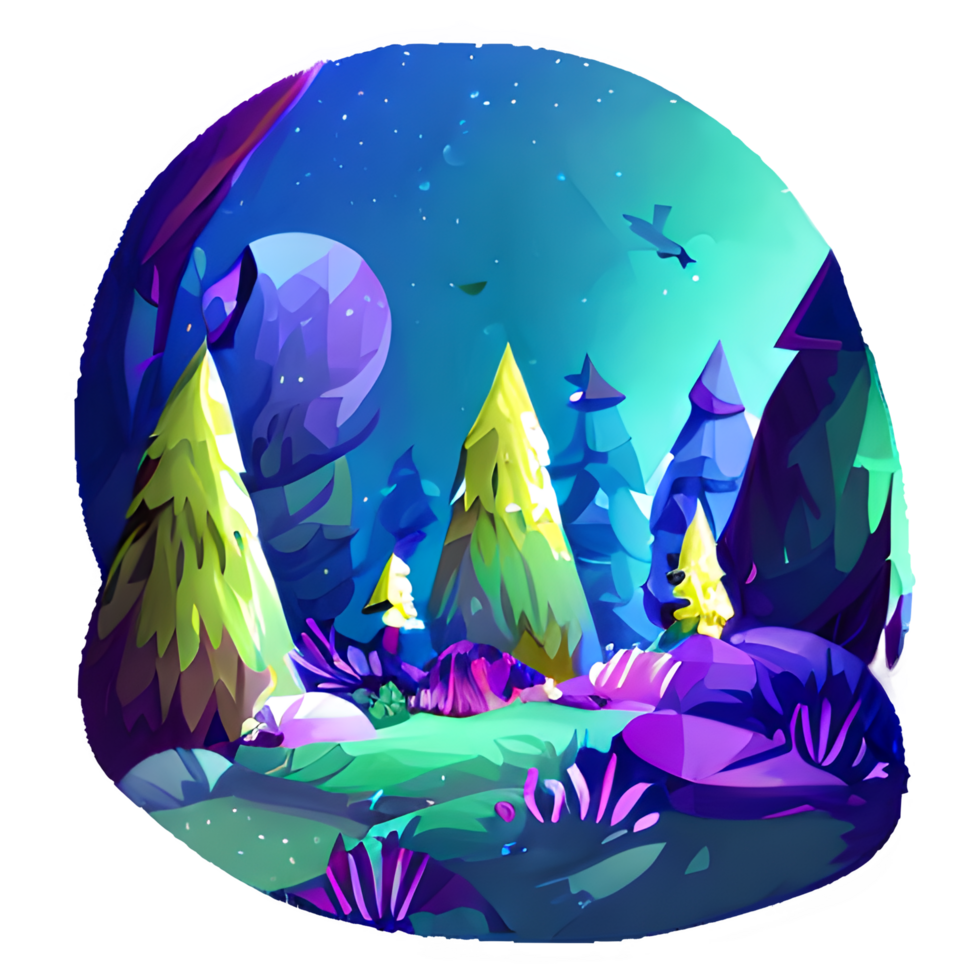 forest fantasy world png
