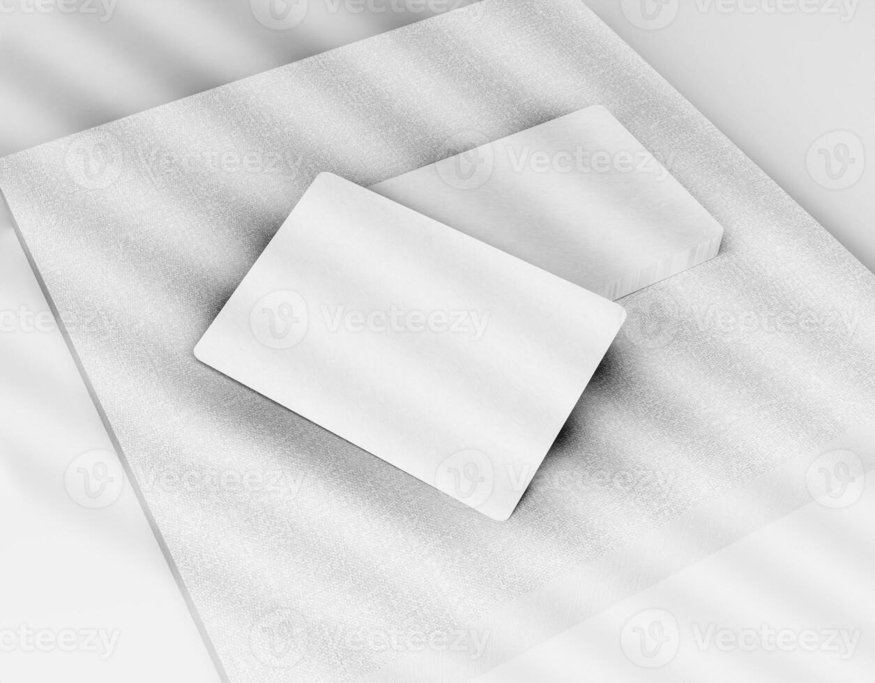 business card photo illustration in clear background