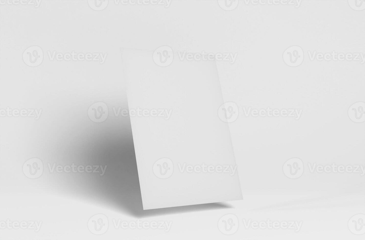 Paper textured object in white background photo