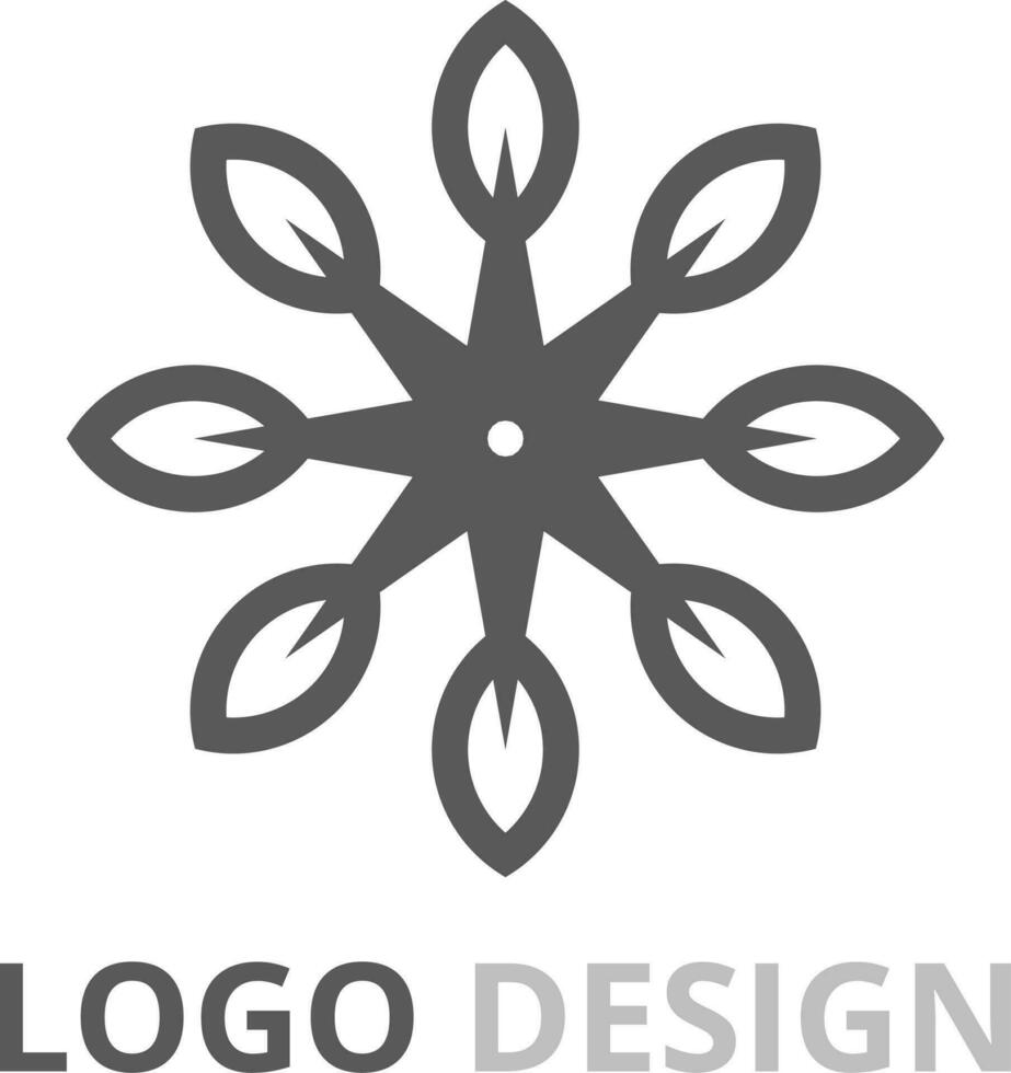 resumen logo diseño concepto para marca vector