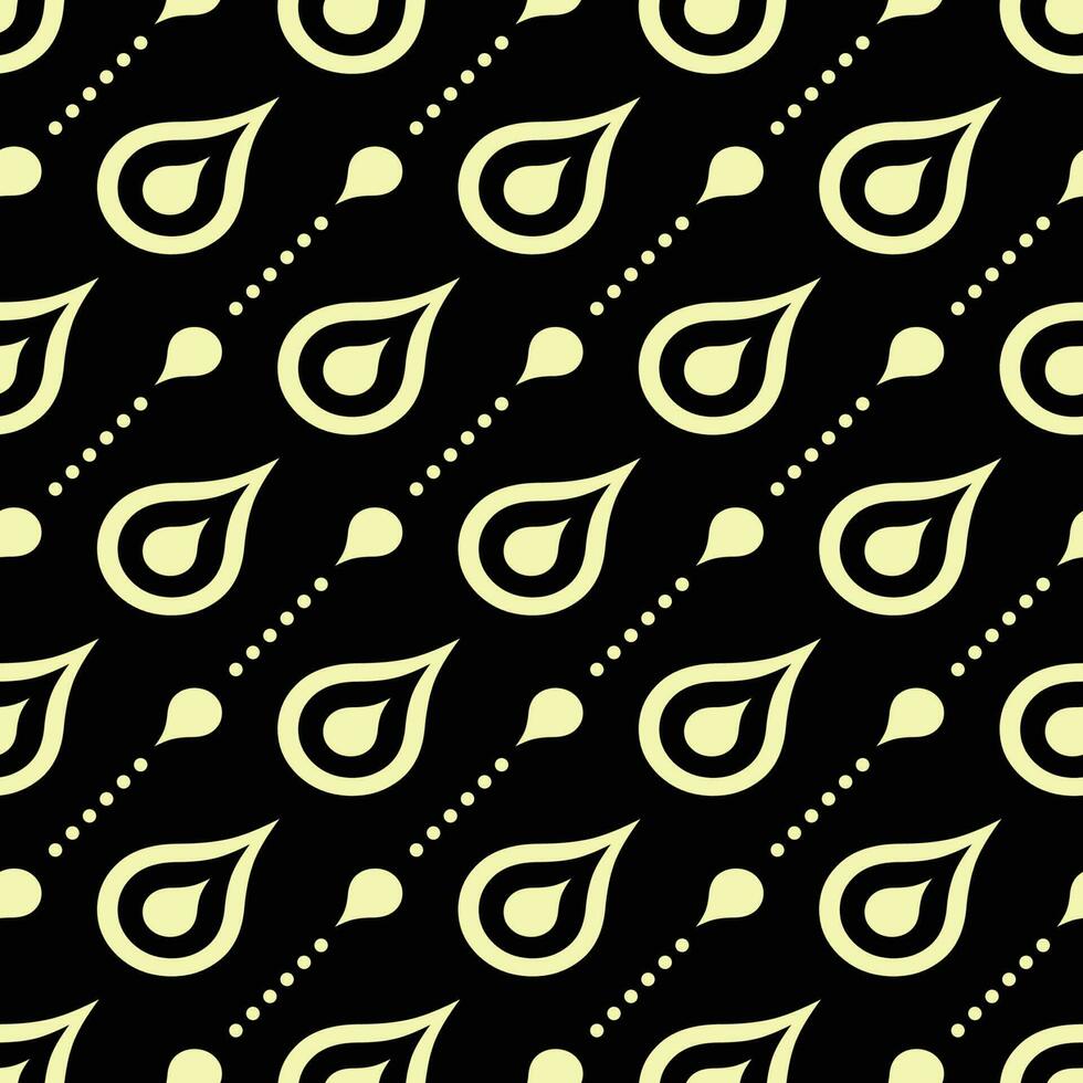 Lines art. Seamless pattern. Abstract vector for textile print. Golden on Black. Modern stylish texture. New fashion single design
