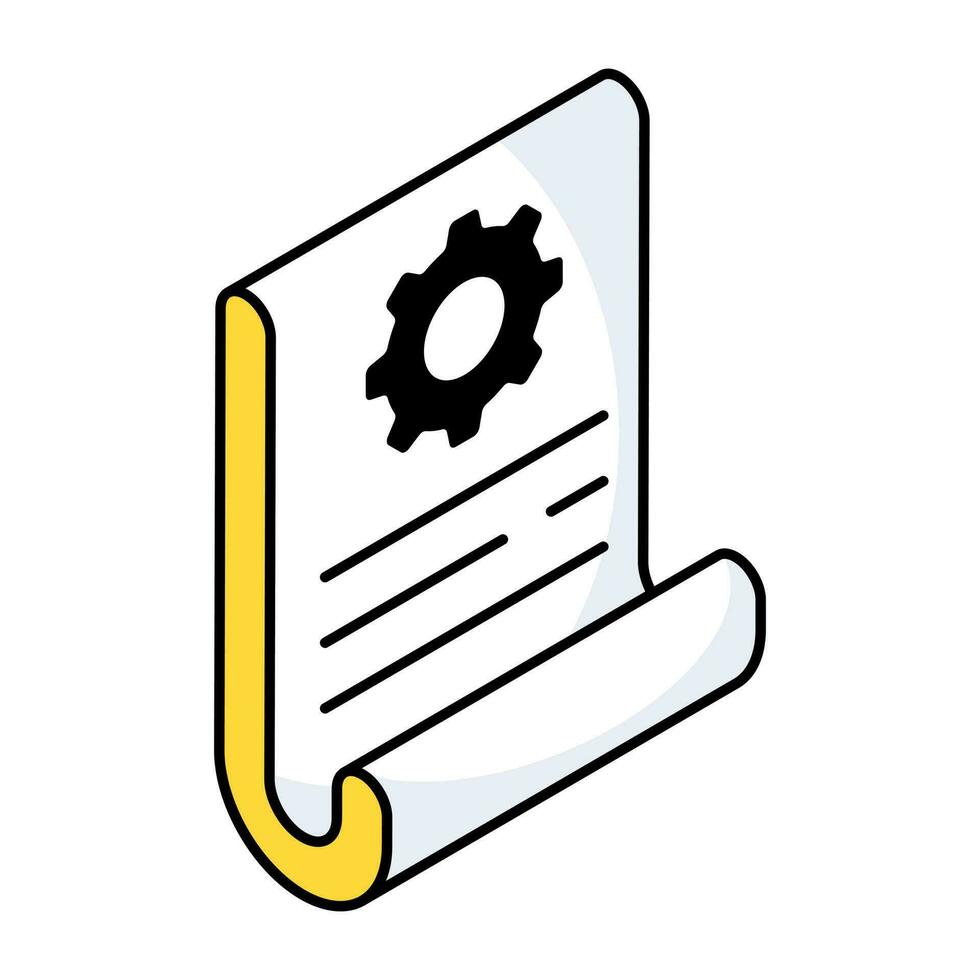 icono de diseño moderno de gestión de archivos vector