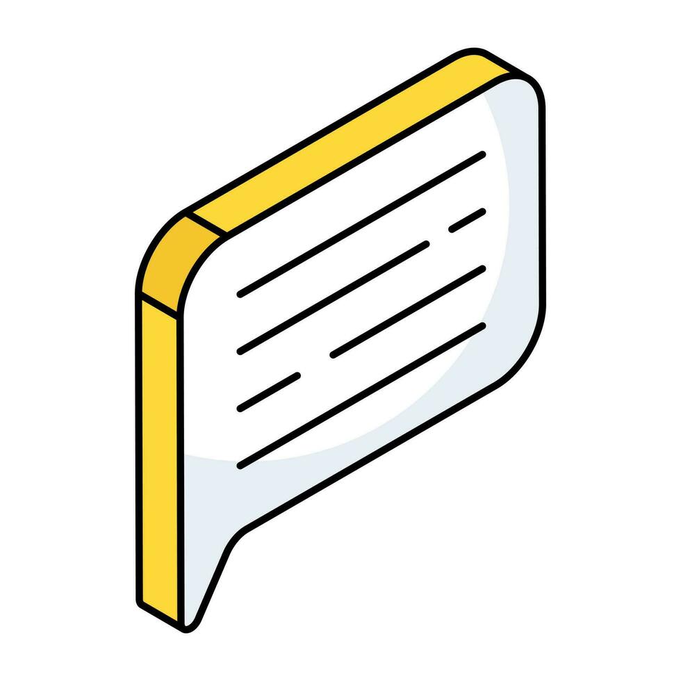 A creative design icon of chat vector