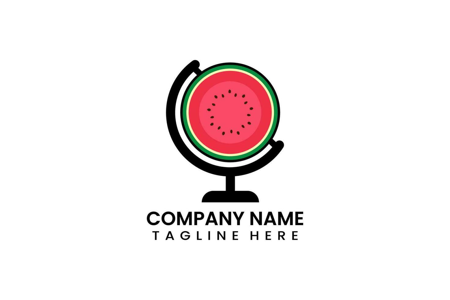 Flat globe travel sport logo icon template vector