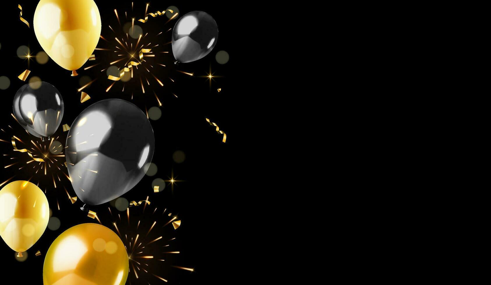 Colorful balloons background. Vector Illustration