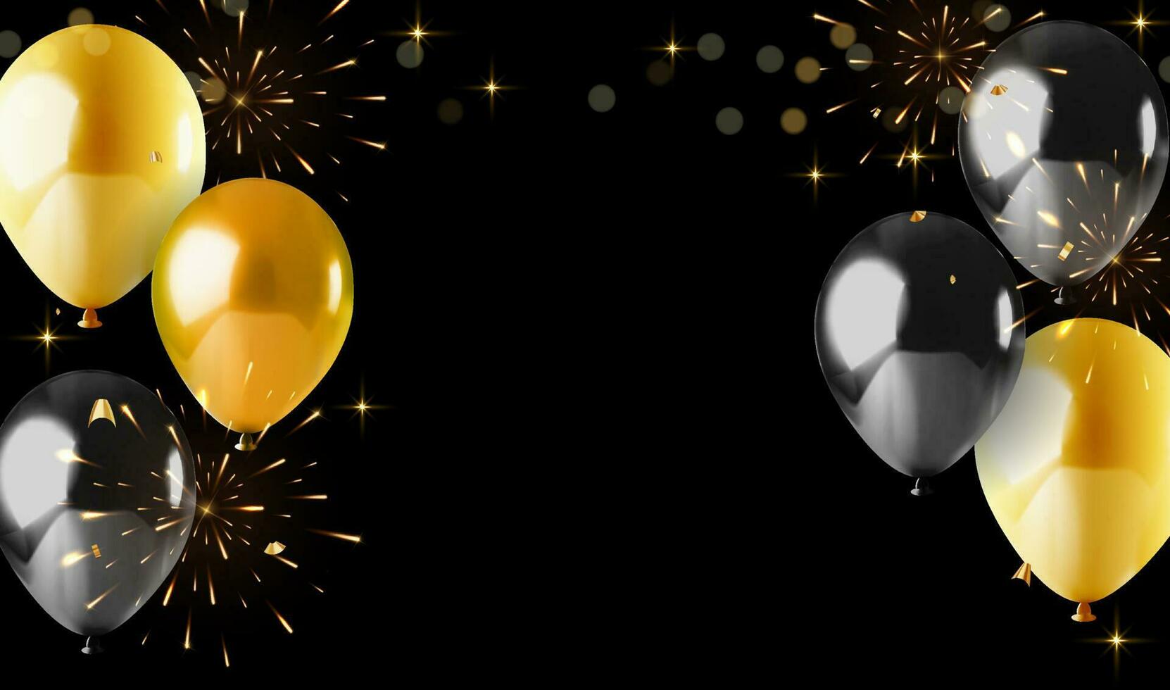 Colorful balloons background. Vector Illustration