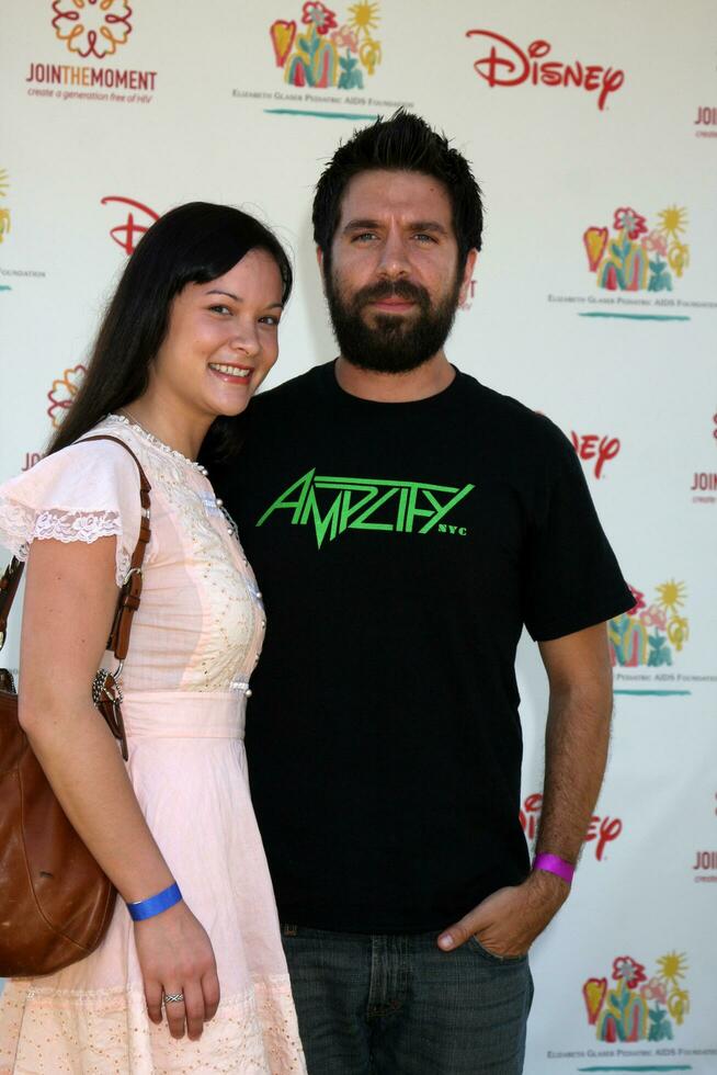 Joshua Gomez  Amy Phan  arriving at A Time For Heroes Celebrity Carnival benefiting the Elizabeth Glaser Pediatrics AIDS Foundation at the Wadsworth Theater Grounds in Westwood  CA on June 7 2009 2009 photo