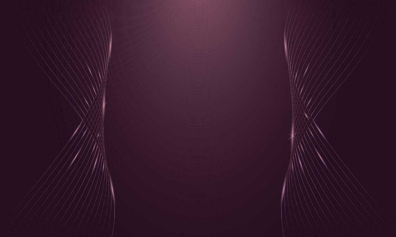 Abstract background with wavy lines with shine vector
