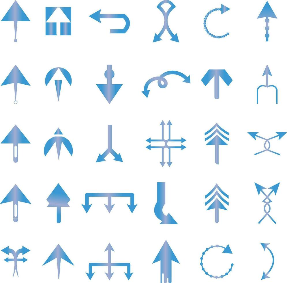 Arrow Logos Vector Set