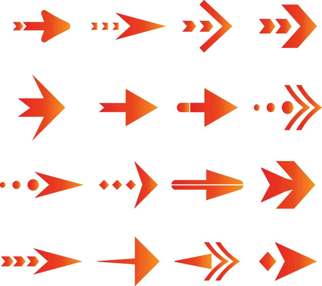 Arrow Logos Vector Set