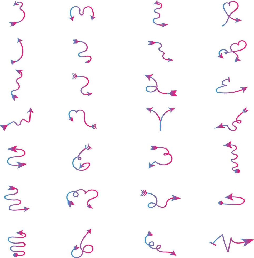 Arrow Logos Vector Set