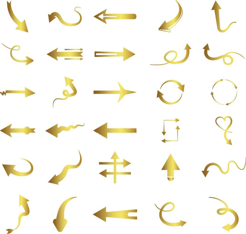 Arrow Logos Vector Set