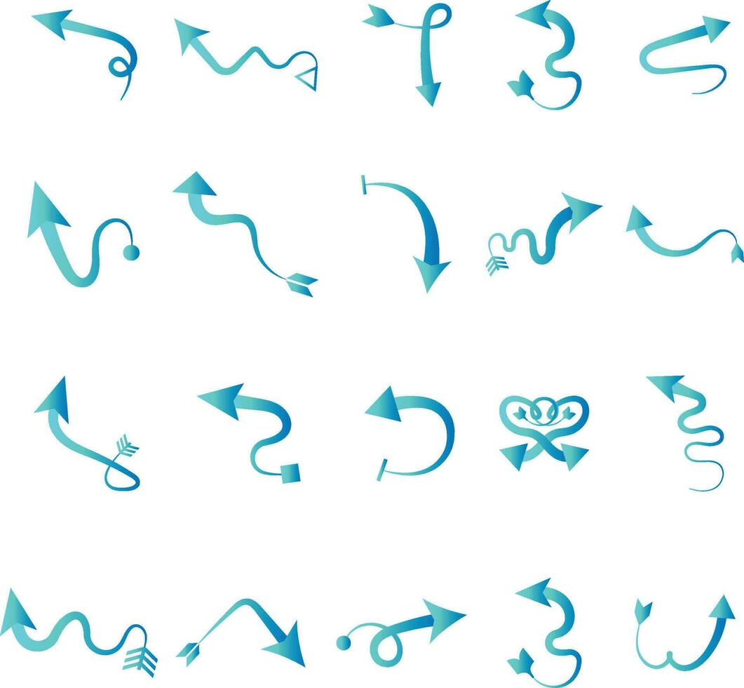 Arrow Logos Vector Set