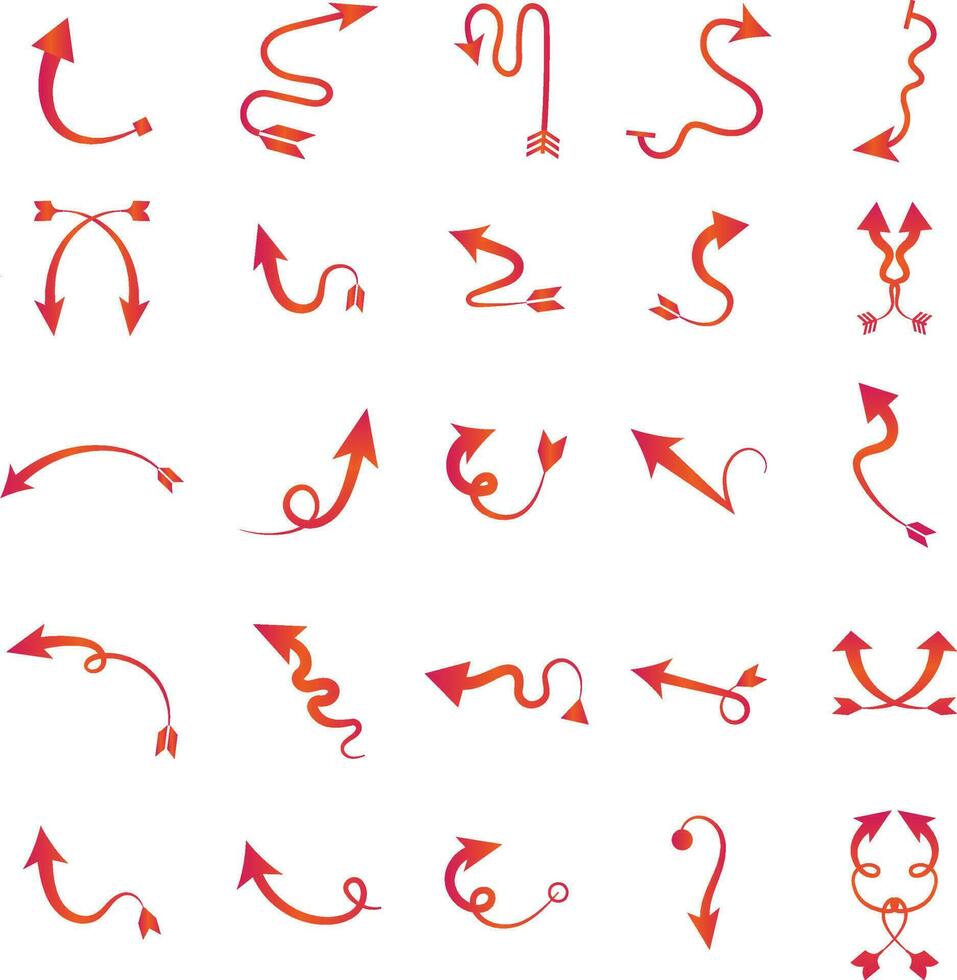 Arrow Logos Vector Set