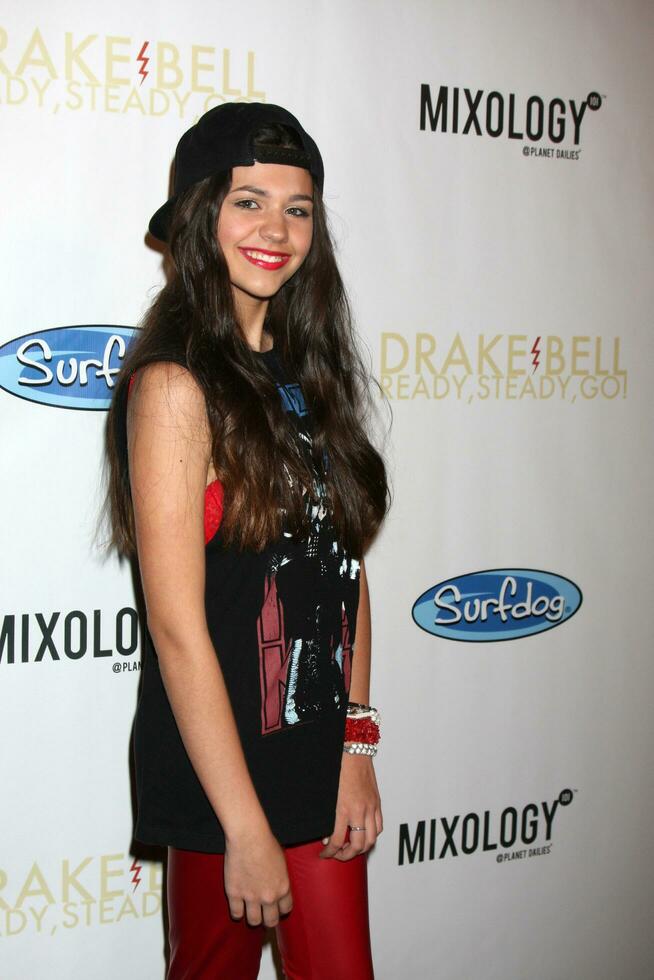 LOS ANGELES  APR 17  Amber Montana at the Drake Bells Album Release Party for Ready Set Go at Mixology on April 17 2014 in Los Angeles CA photo