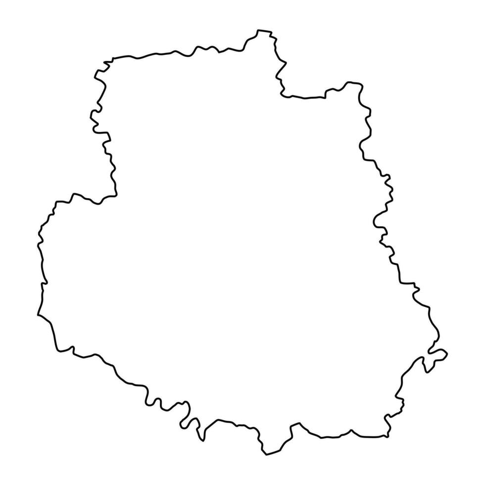 vinnytsia oblast mapa, provincia de Ucrania. vector ilustración.