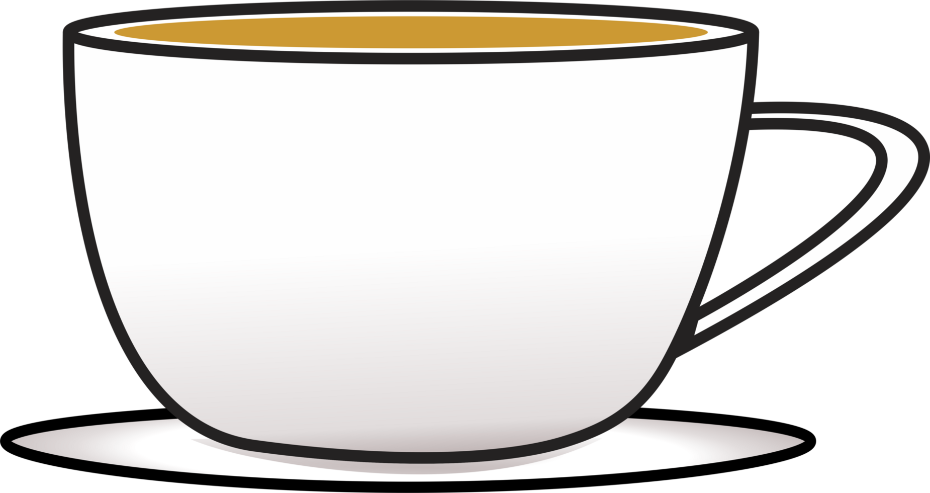 Coffee cup design transparent background png