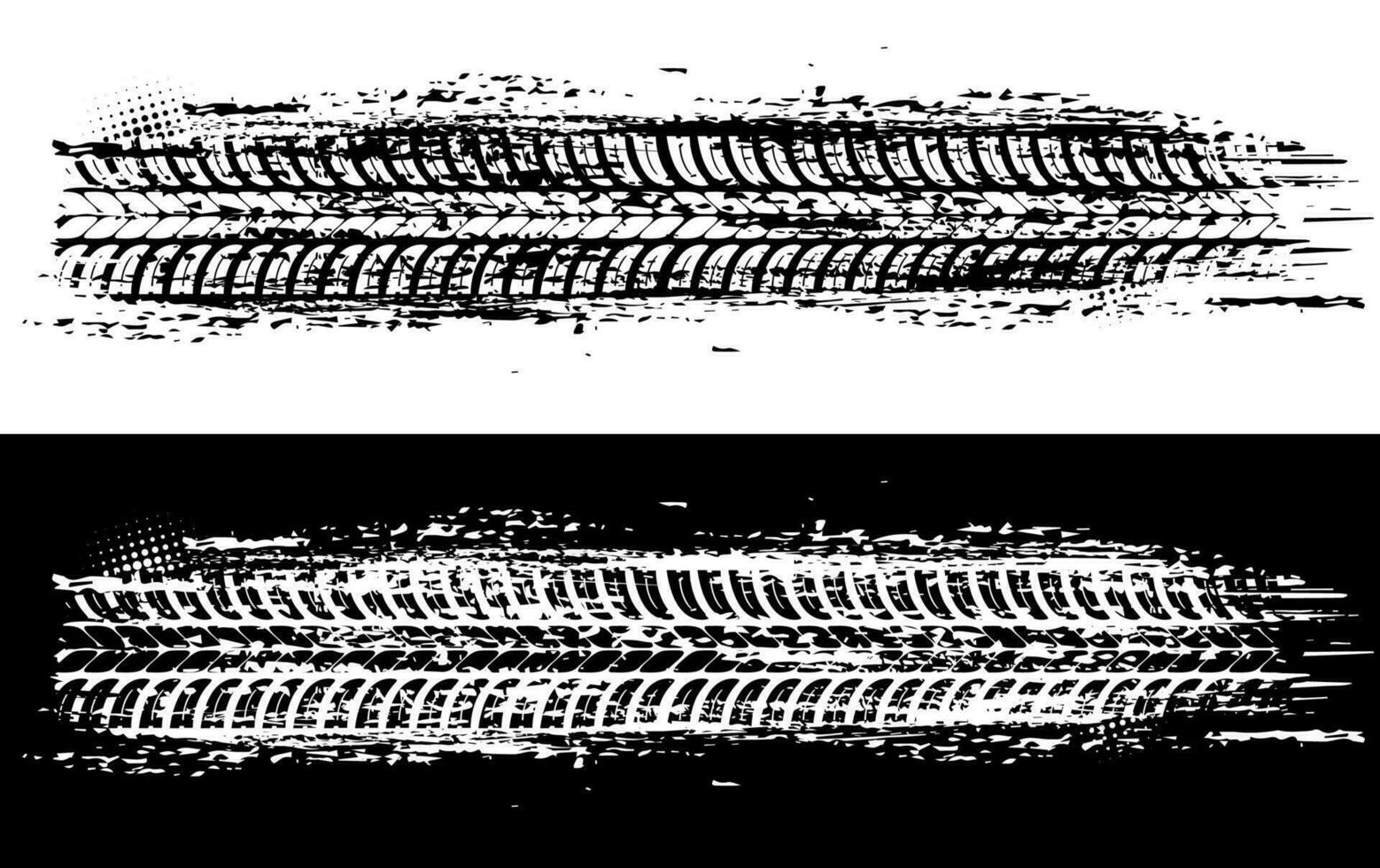 Offroad tyre print, grunge spot, vector tire trace