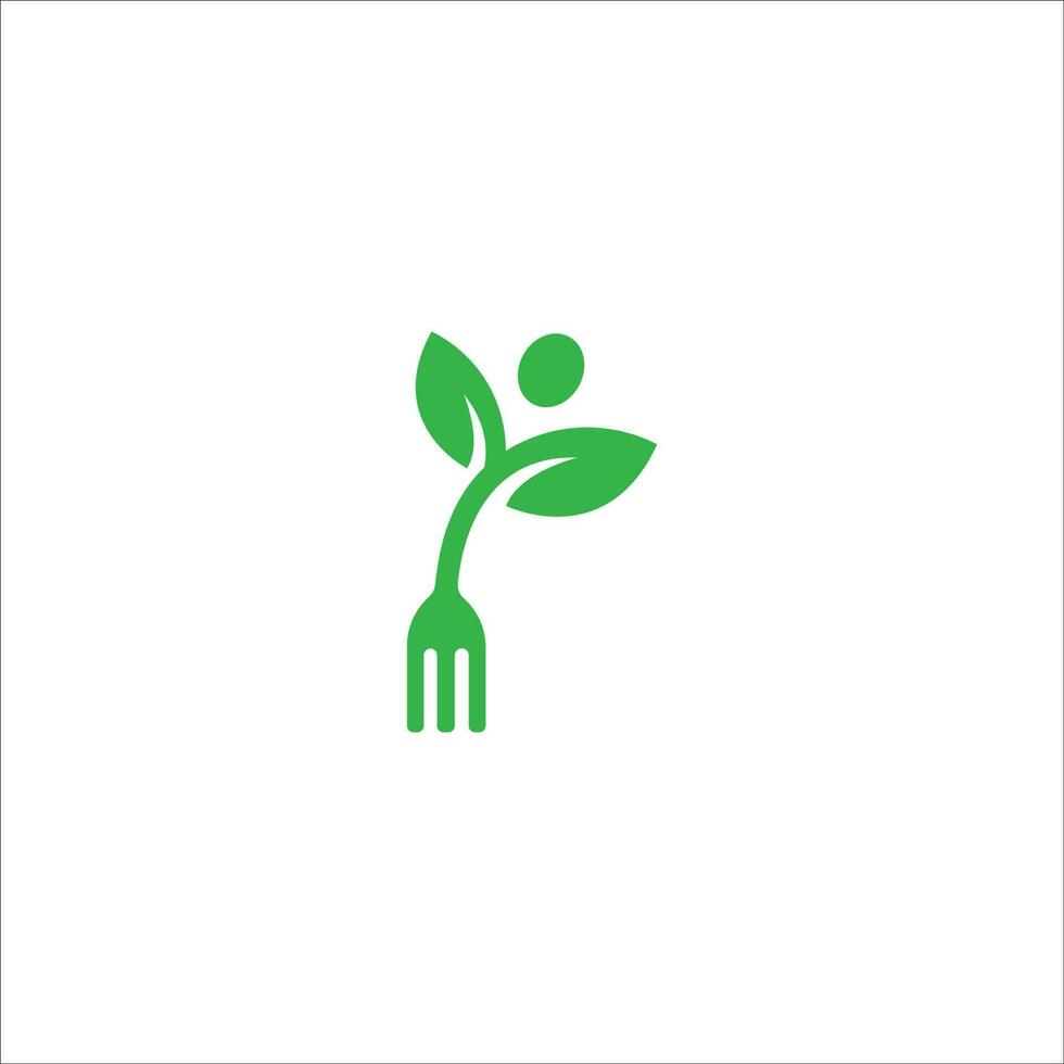 Food health natural health logo vector