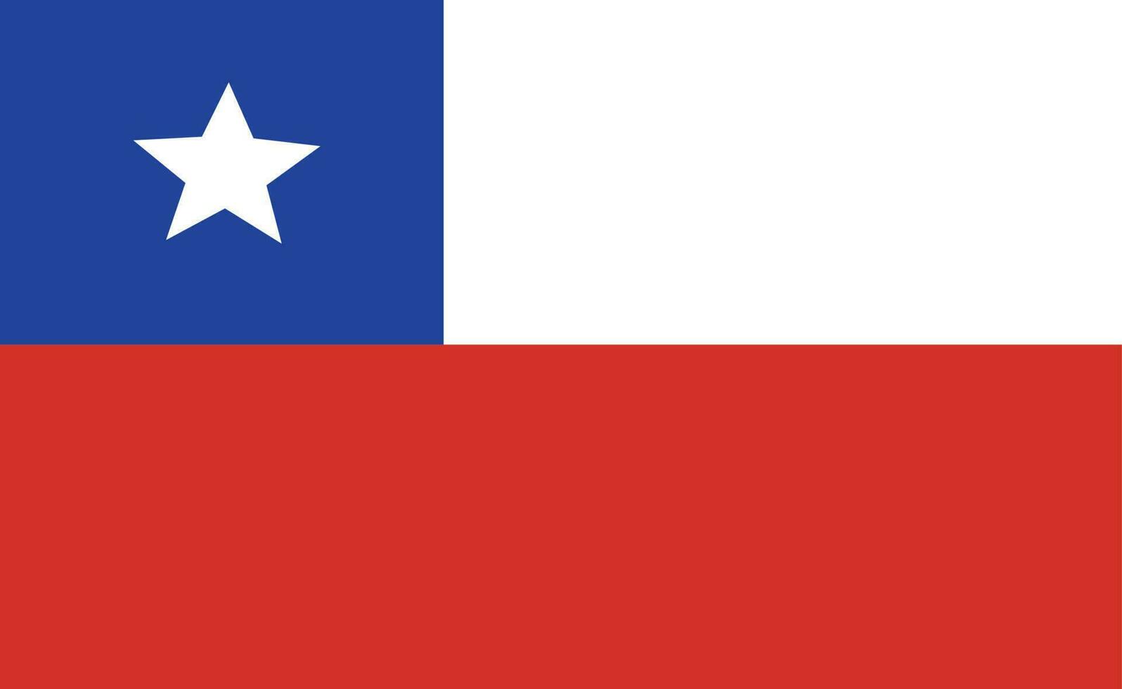 Flag of Chile. vector