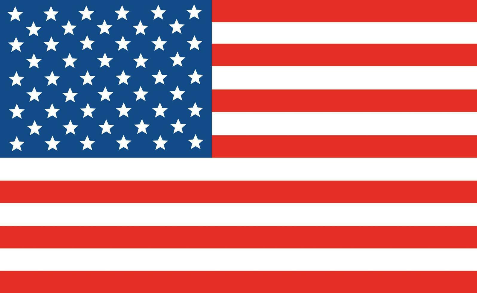 Estados Unidos bandera, unido estado de America bandera aislado vector