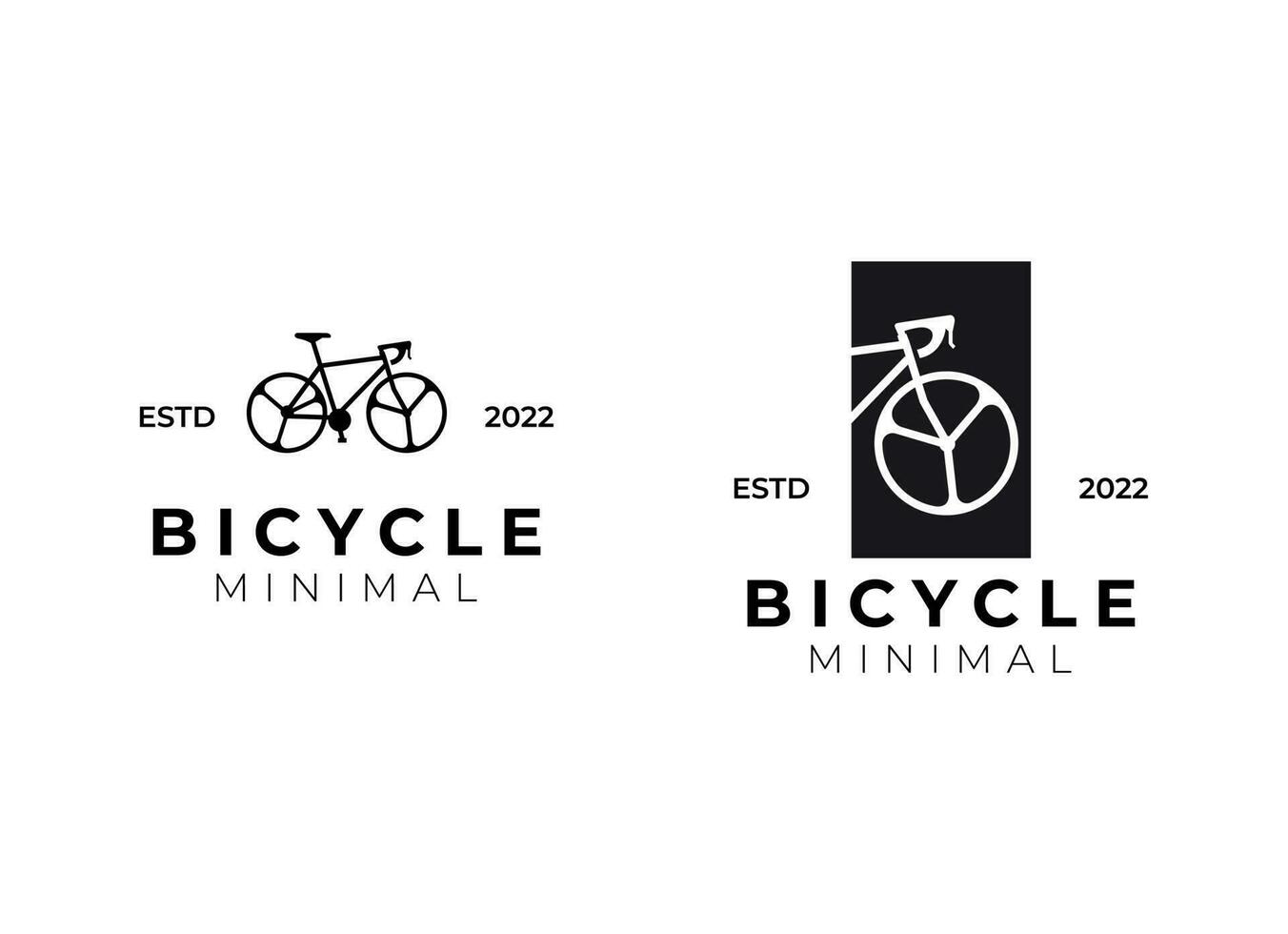 bicicleta logo concepto icono vector. vector