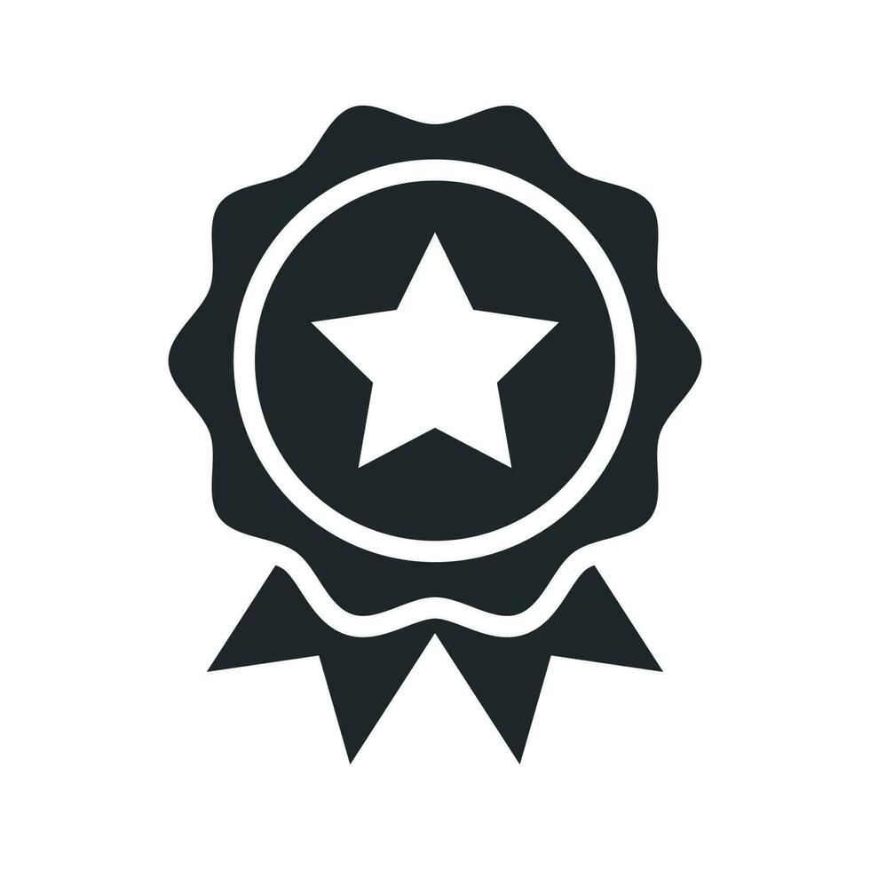 Badge vector Solid icon. EPS 10 File