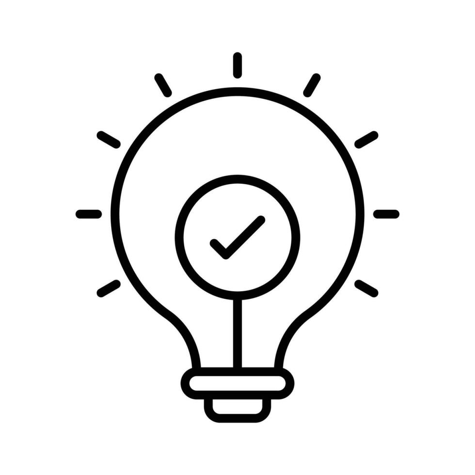The Best Solution Vector outline icon. EPS 10 File