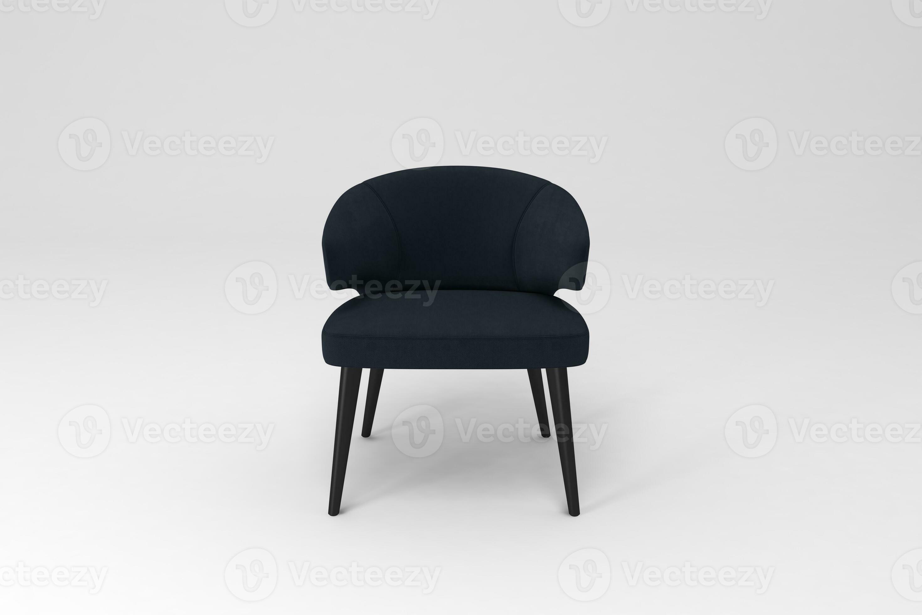 Front view, Modern Chair, minimal concept, Studio shot of stylish chair
