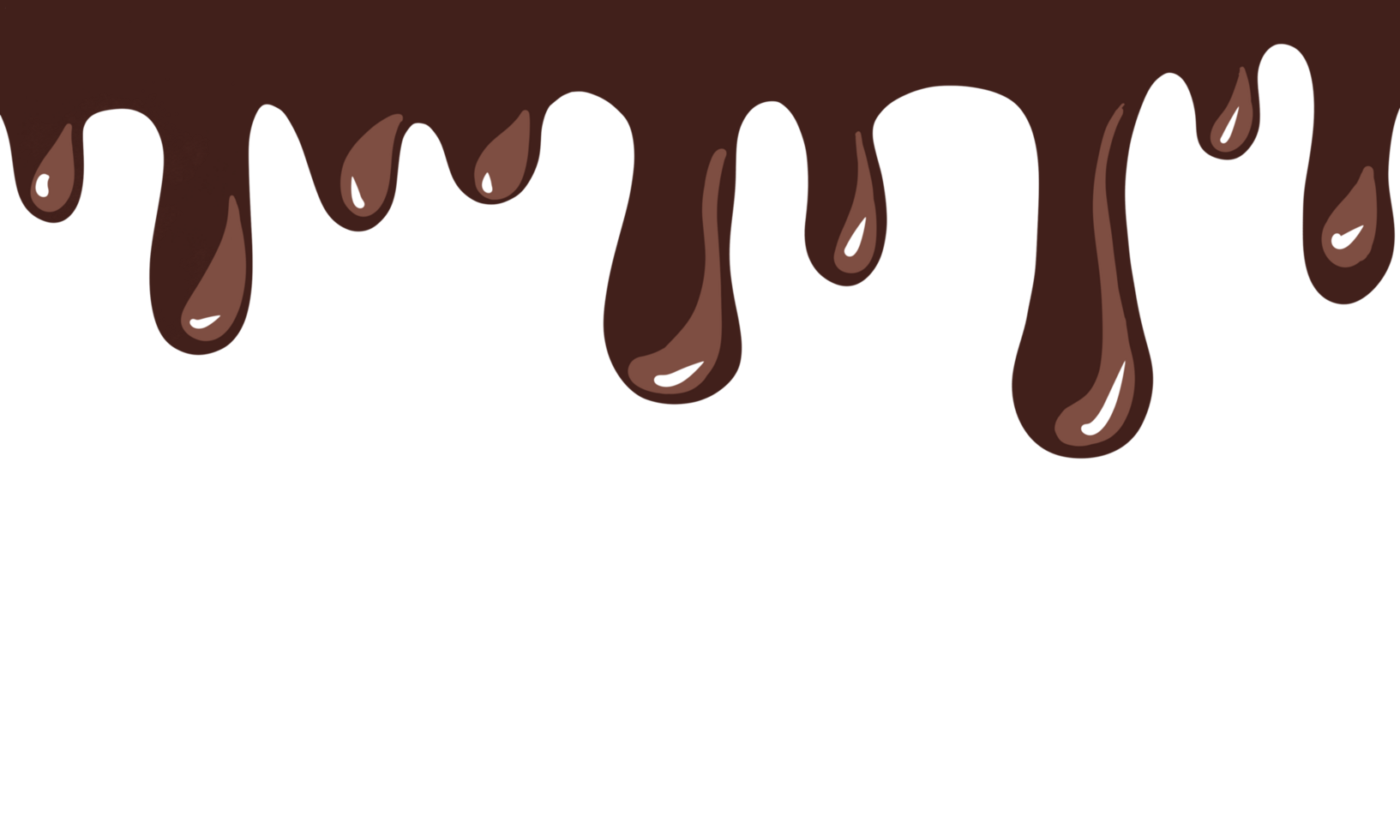 Chocolate Melting With Waffle Background png